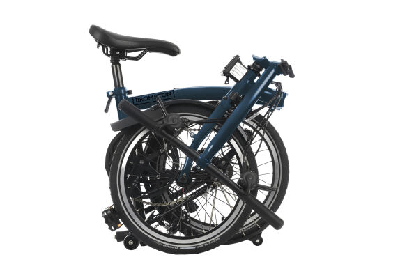 Brompton C Line Explore Ocean Blue Blau Tiefer Lenker