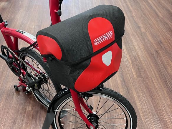 Ortlieb Ultimate für Brompton (Mini O-Bag) 7 Liter Housered (Rot)