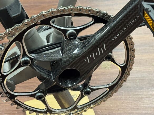 THM Clavicula SL Carbon Kurbel Crankset passend für Brompton C/P/T Line(293 Gramm)