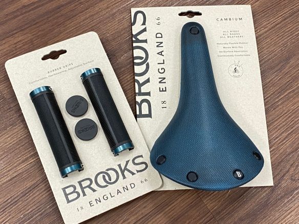 Brooks Cambium C17 Sattel+Griffe Farbe:Octane Blau