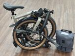 Brompton Electric G Line Traildust white tiefer Lenker