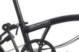 Brompton C Line Explore Matt Black Schwarz Hoher Lenker