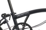 Brompton C Line Explore Matt Black Schwarz Tiefer Lenker